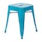 Flash Furniture 4  Inch Teal Metal Stool, PK4 ET-BT3503-18-TL-GG - alternate 4